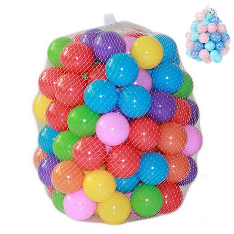 Baby Playpen 100 pcs/lot 5.5cm/7cm Ocean Ball Macaron Candy Air Ball Soft PE Swimming Pool Playpen Toy Ball
