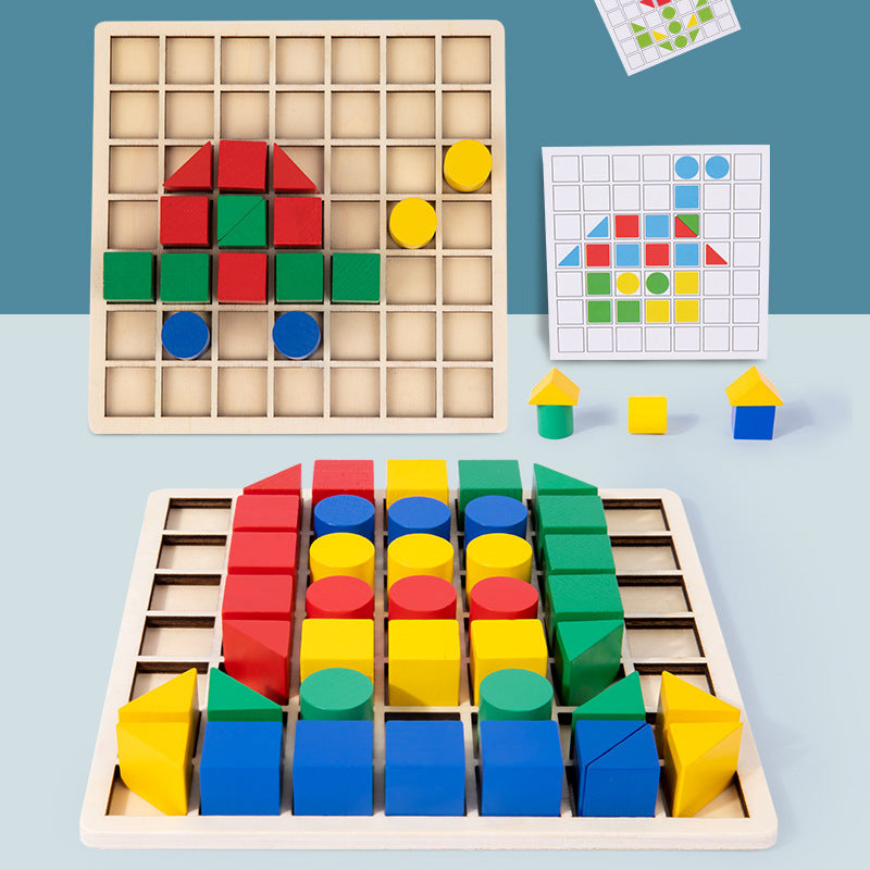 Creative Wooden Block Puzzle Puzzle Toy Intelligence Development