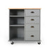 Kitchen Trolley with 2 Drawers and 1 Cabinet Door