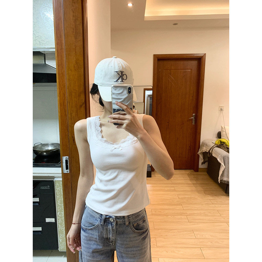 Cute Lace Crop Top for Women