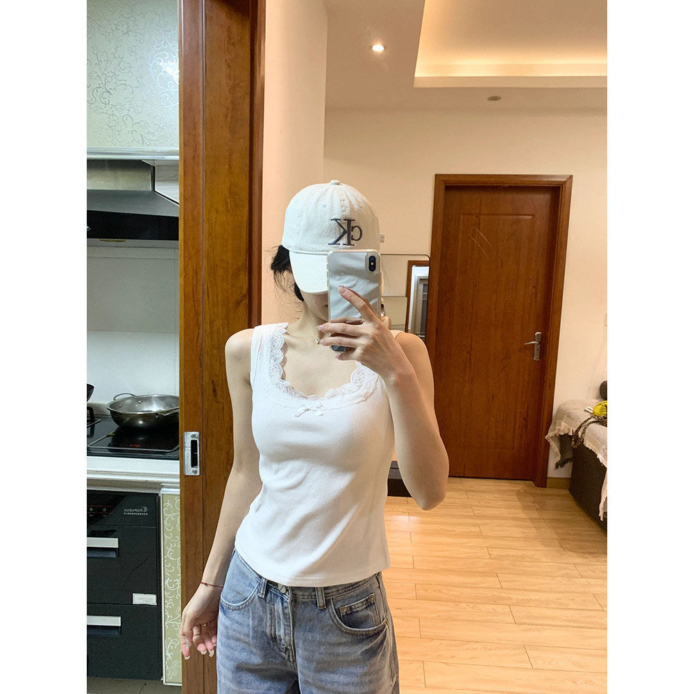 Cute Lace Crop Top for Women
