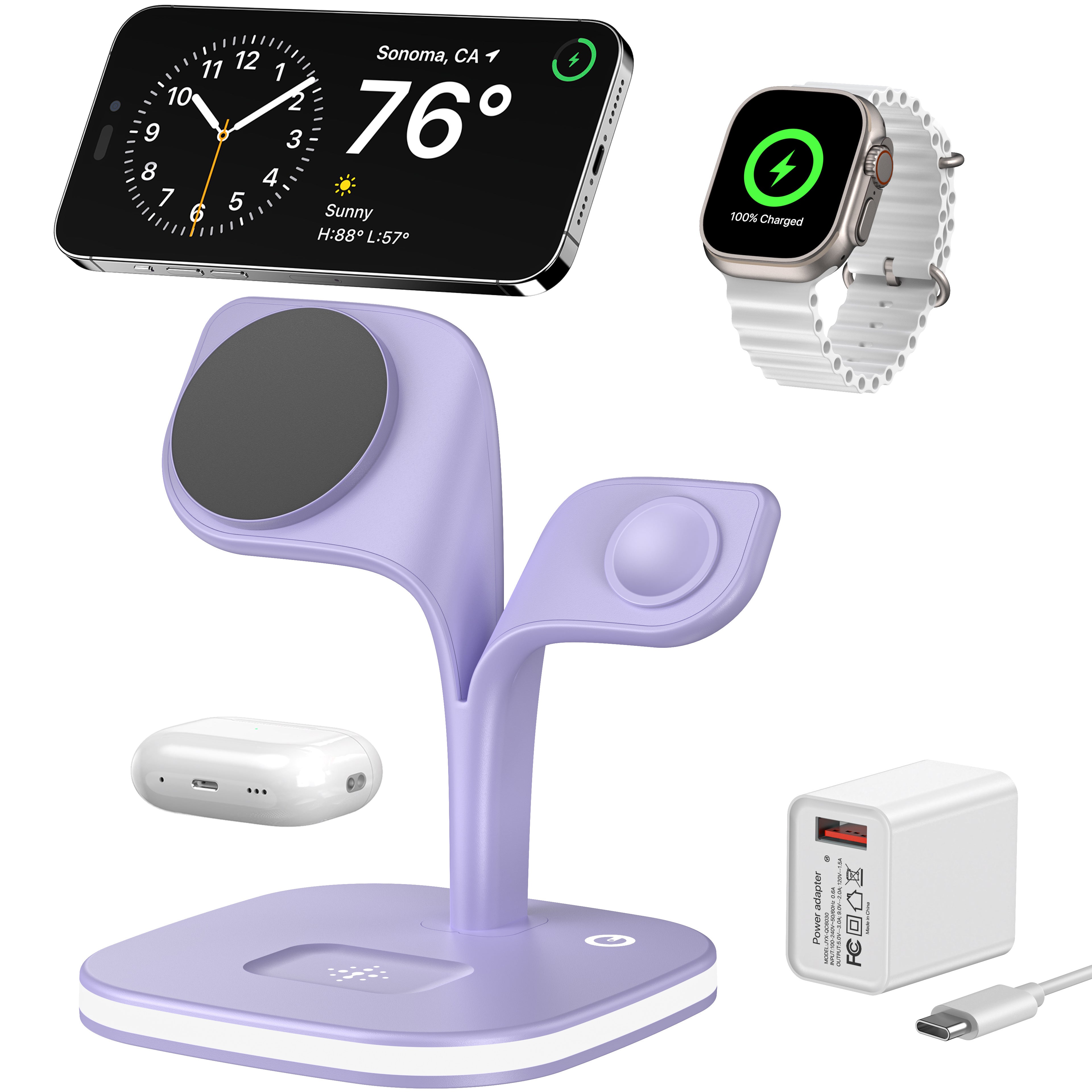 5-in-1 Magnetic Charging Station | Phone Accessories