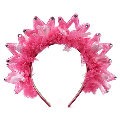Fashion Fabric Crown Hair Hoops for Women