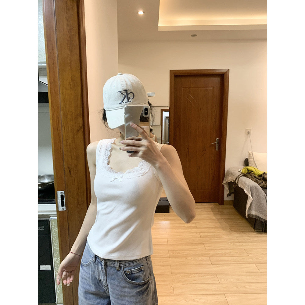 Cute Lace Crop Top for Women